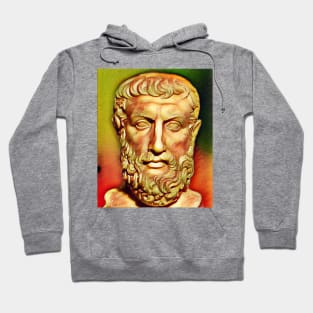 Parmenides of Elea Snowy Portrait | Parmenides of Elea Artwork 15 Hoodie